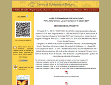 Tablet Screenshot of ceisbelluno.org